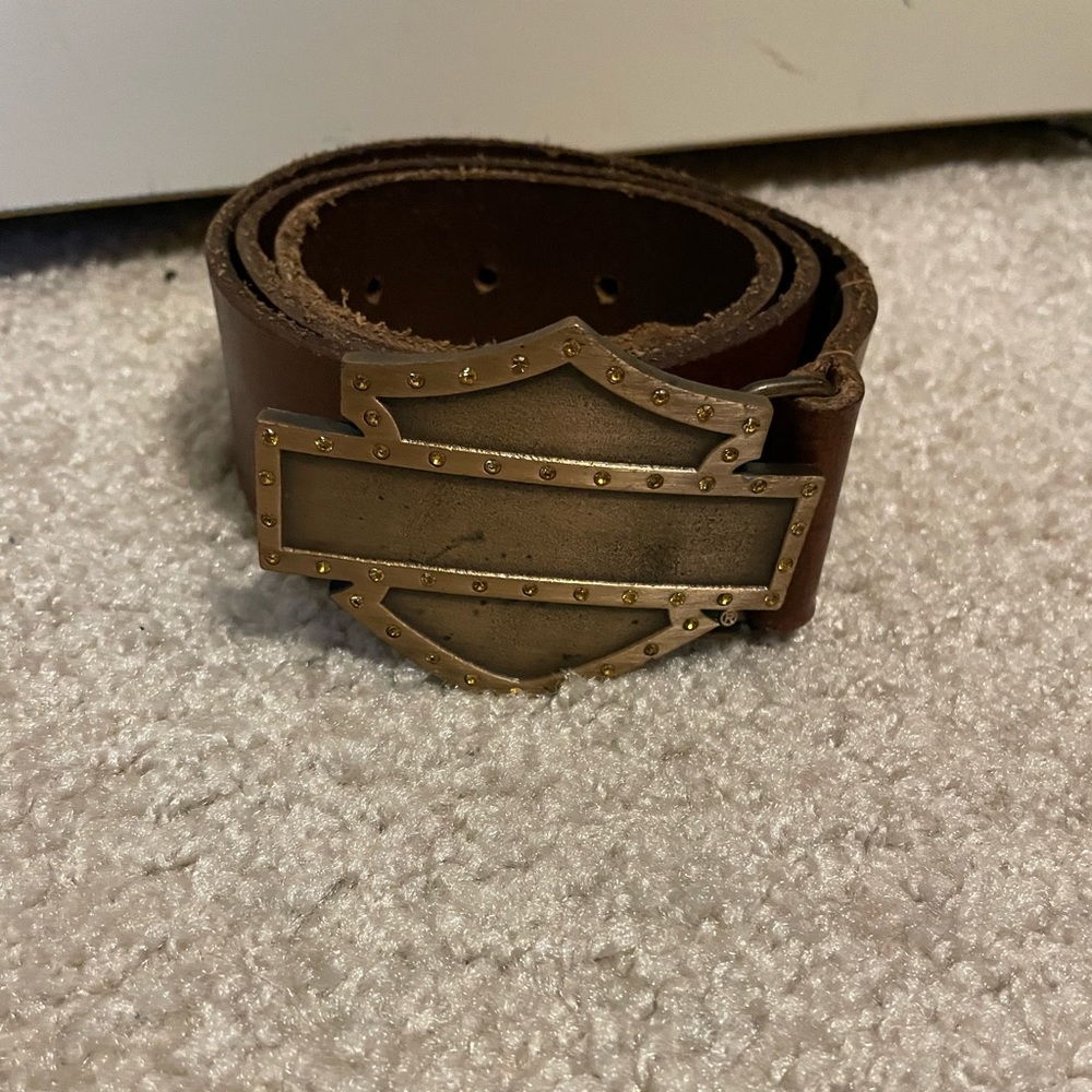 Ladies size small Harley Davidson belt